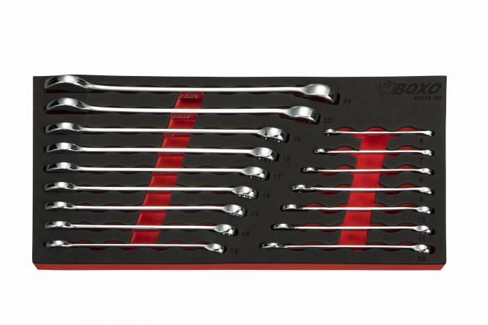 16 PC METRIC COMBINATION WRENCH SET  BX006-R2