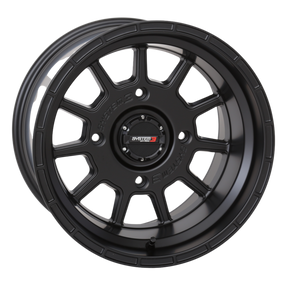 system 3 matte black st-5 aluminum utv wheels 