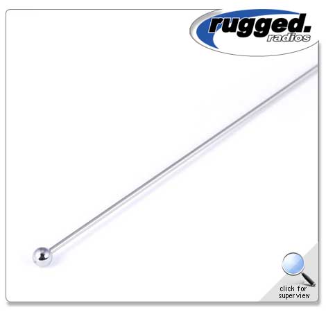 49" Replacement Whip Antenna Part #VHF-1/2-WHIP