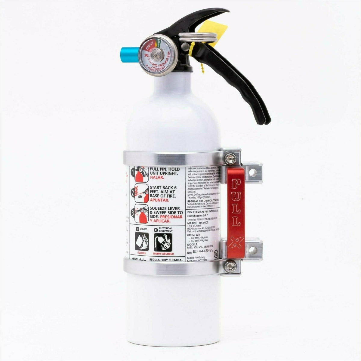 Axia Alloys Quick Release Fire Extinguisher Mount with 2 lb Extinguisher