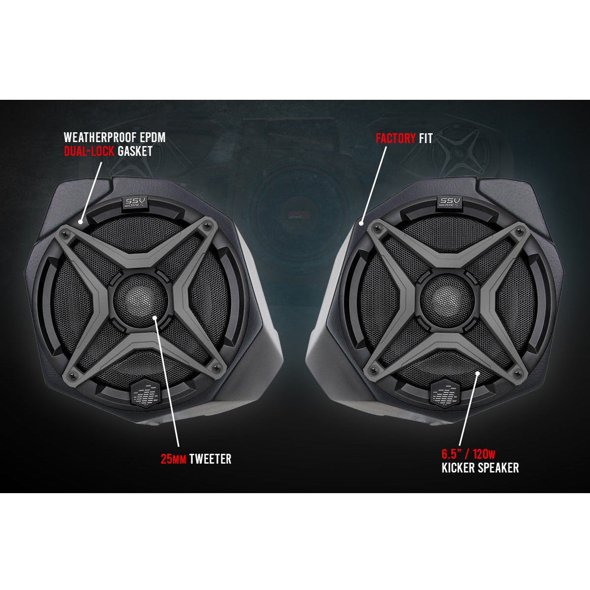 Can Am X3 5-Speaker Audio System