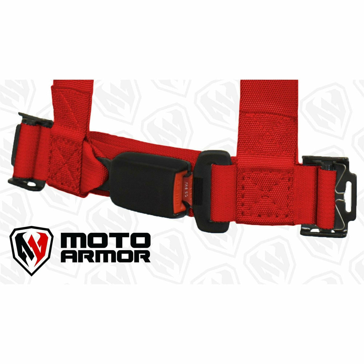 Moto Armor Four Point Harness OEM Style Latch Black