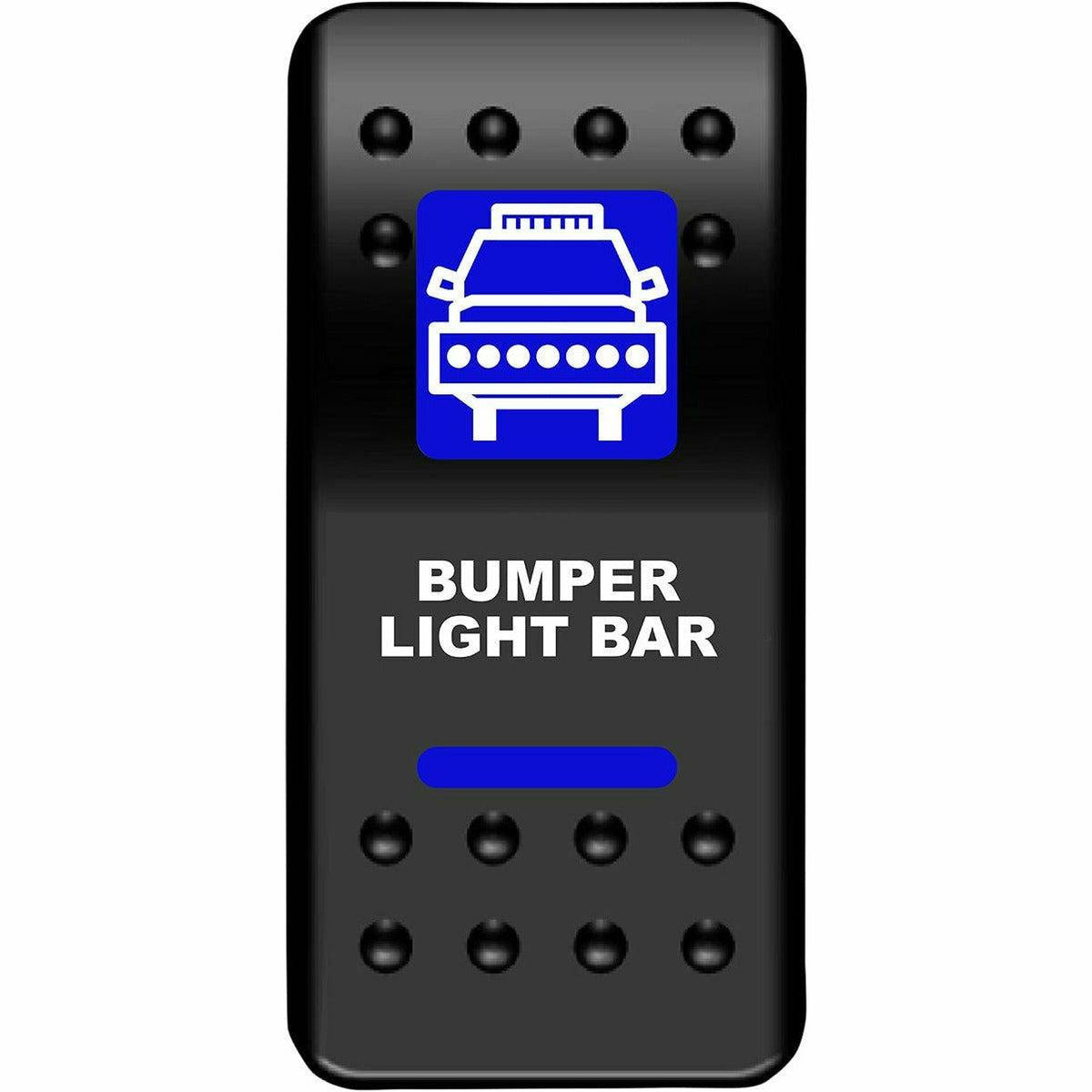 Moose Utility Bumper Lightbar Rocker Switch (Blue)