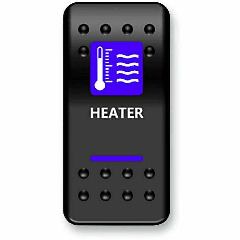 Moose Utility Heater Rocker Switch (Blue)