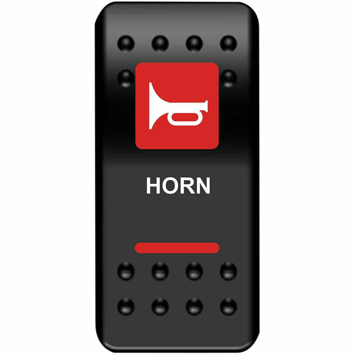 Moose Utility Horn Rocker Switch (Red)