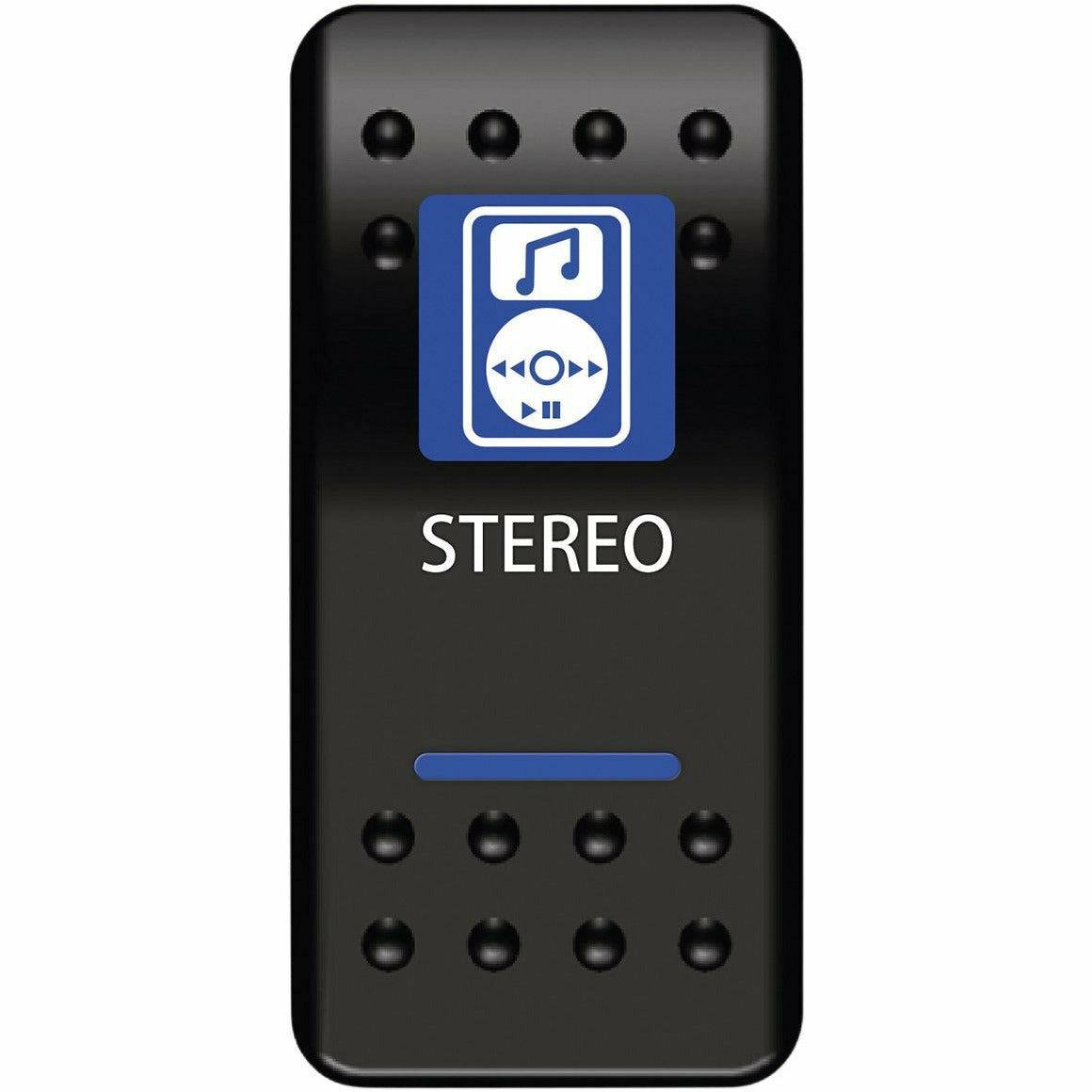 Moose Utility Stereo Rocker Switch (Blue)
