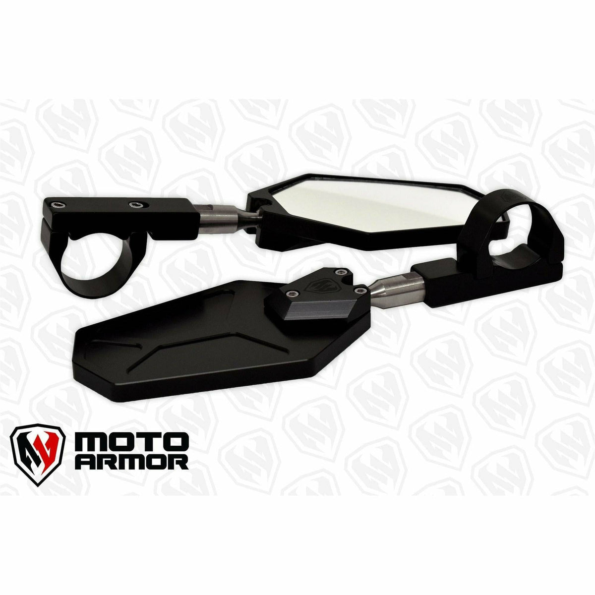Moto Armor Billet Convex Mirrors (Pair)