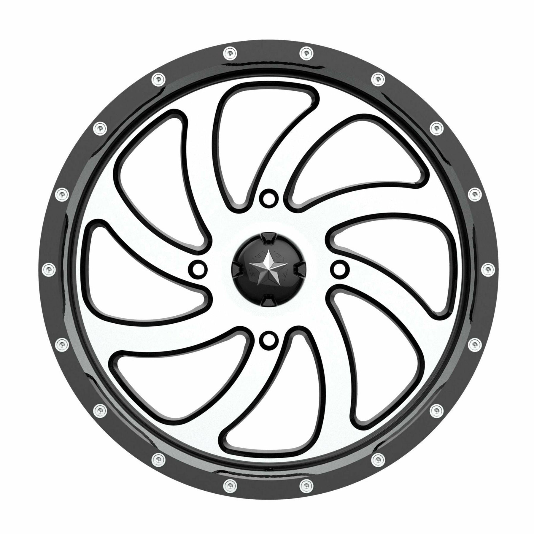 MSA Wheels M36 Switch Wheel (Machined/Gloss Black)