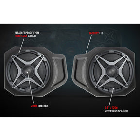 Polaris Ranger XP 1000 (2018+) Front Speaker Pods
