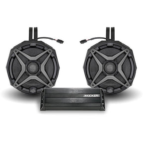 Polaris RZR Pro / Turbo R with Ride Command 6.5" Cage Mounted Speaker Pods