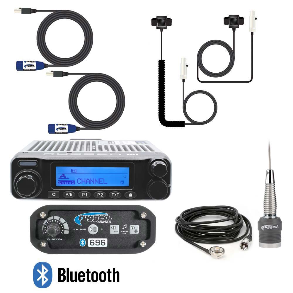 RRP696 2 Person Bluetooth Intercom Builder Kit with M1 Digital Radio  696-2P-M1