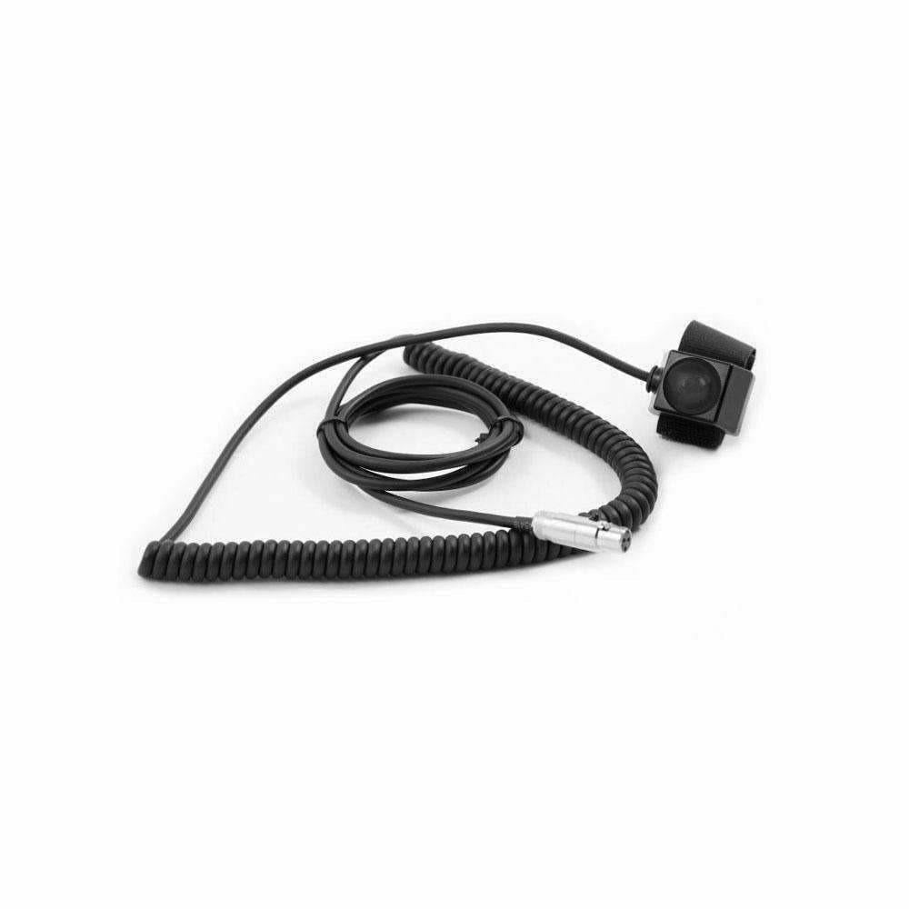 Rugged Radios Velcro Mount Steering Wheel Push To Talk (PTT) with Coil Cord for Intercoms