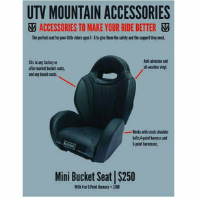 UTV Mountain Accessories Kids Booster Seat