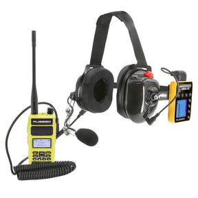 Crew Chief - H42 Spotter Headset and Rugged Handheld Radio Package