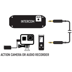 Audio Recording Cable for Rugged Intercoms with 3.5mm Aux Jack