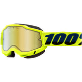 Accuri 2 Snow Goggles - Fluo Yellow - Gold Mirror