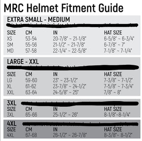 MRC Stage One MID AIR Pumper Helmet - Wired for STX Stereo and Offroad - CLEARANCE