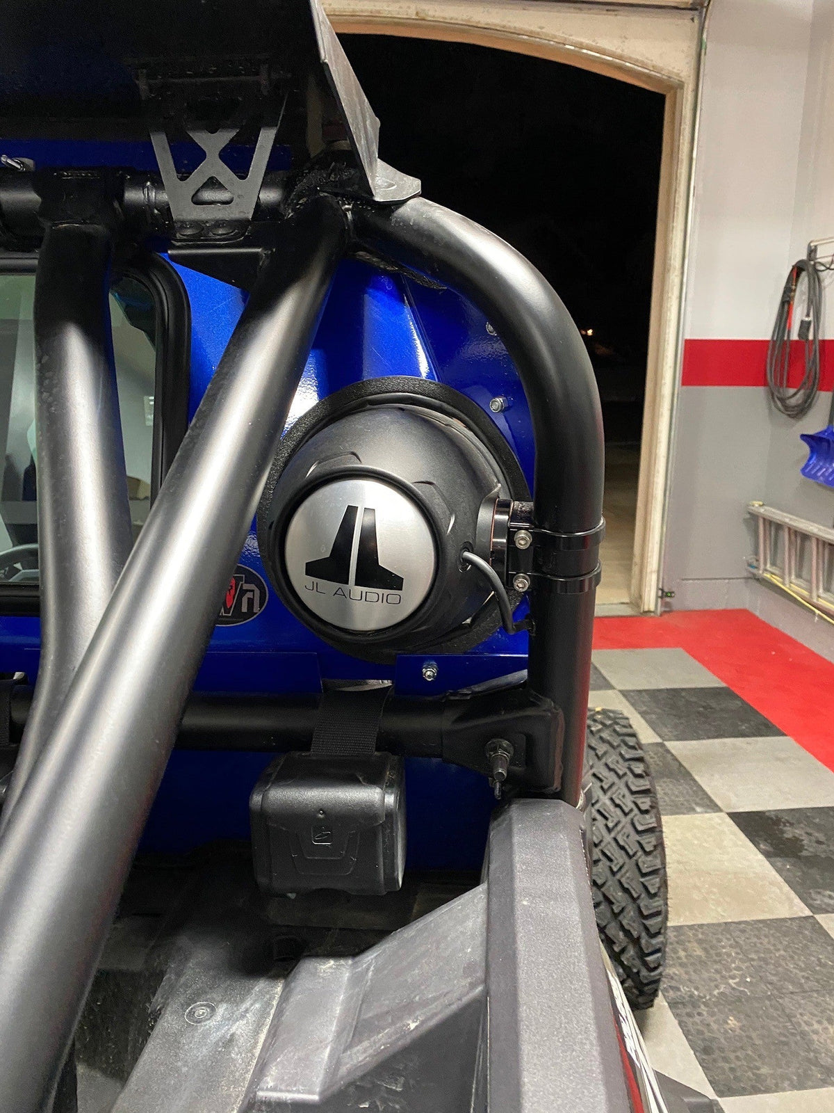 POLARIS RZR TURBO S REAR WINDSHIELD W/ SPEAKERS CUT-OUT 2018+