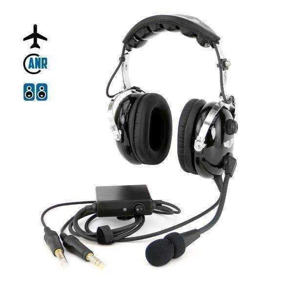 Rugged Air RA950 ANR Stereo General Aviation Pilot Headset - CLEARANCE