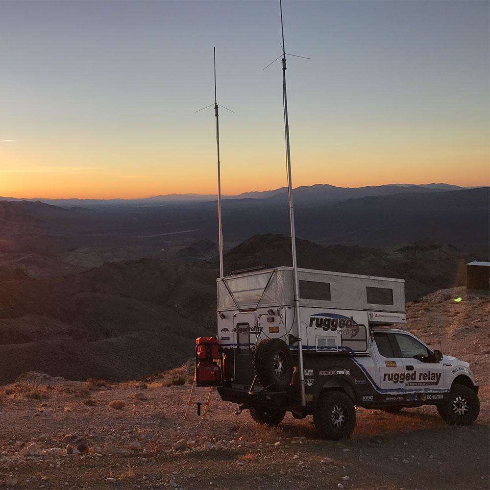 20 Ft Telescoping Flag Pole for Base Camp and Base Station Antenna