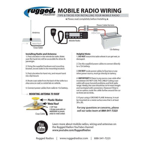 Base Camp - GMR45 High Power Mobile Radio with Fiberglass Antenna Kit