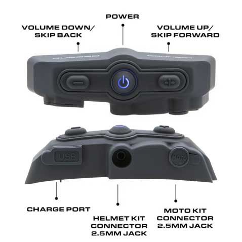 CONNECT BT2 Bluetooth Headset for Motorcycle Helmet