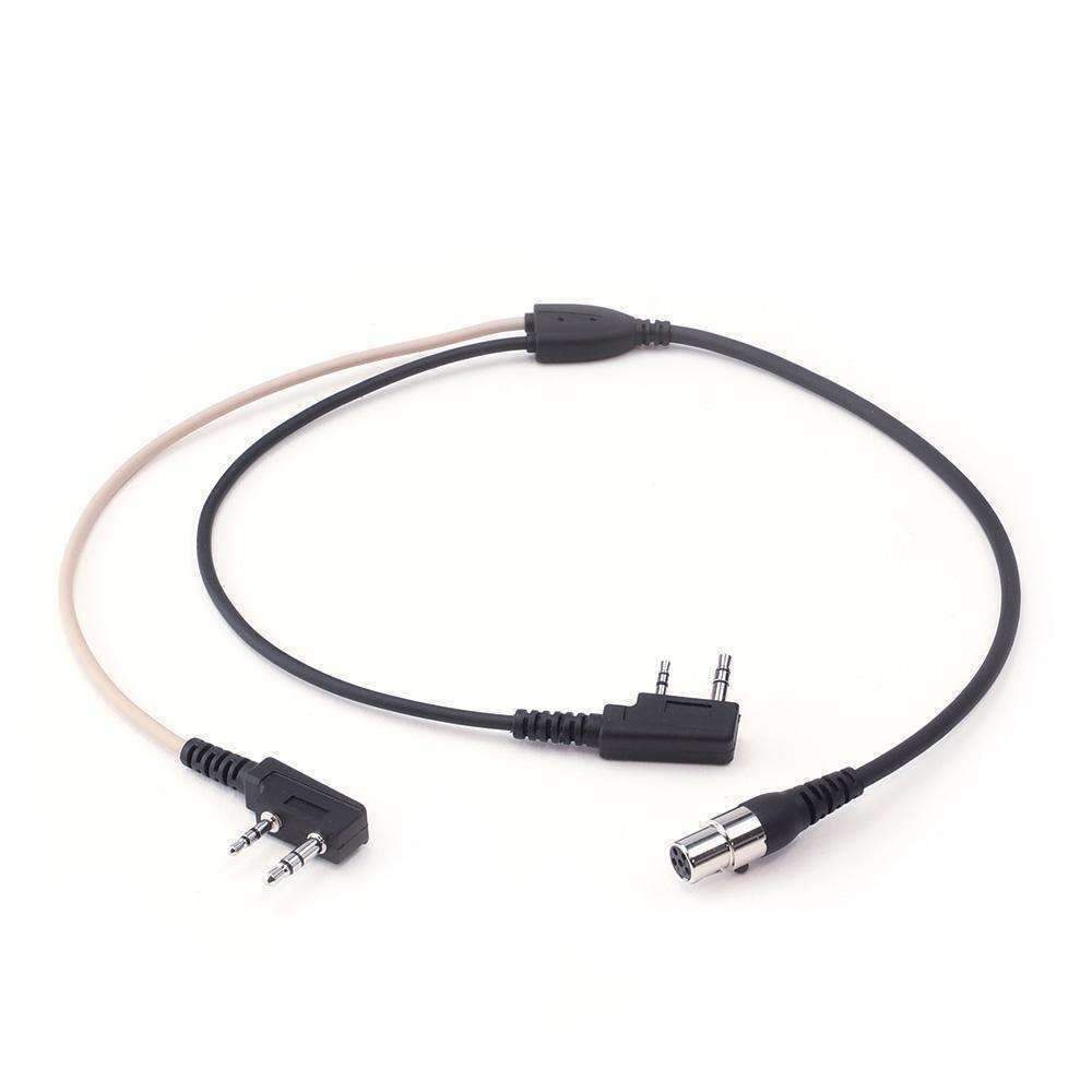 DUAL RADIO Splitter  - Connect  2 Radios with  1 Listen Only and 1 Transmit and Receive