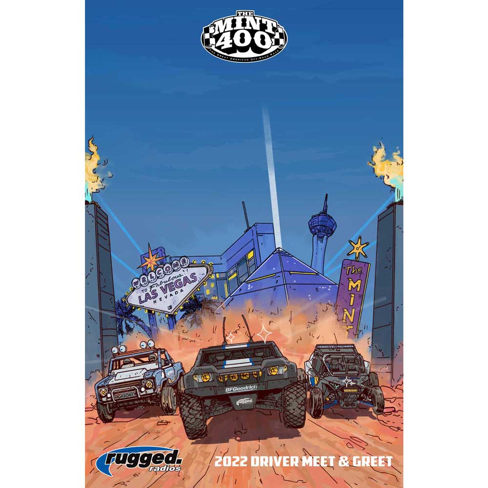 FREE POSTER - 2022 Mint 400 Rugged Radios