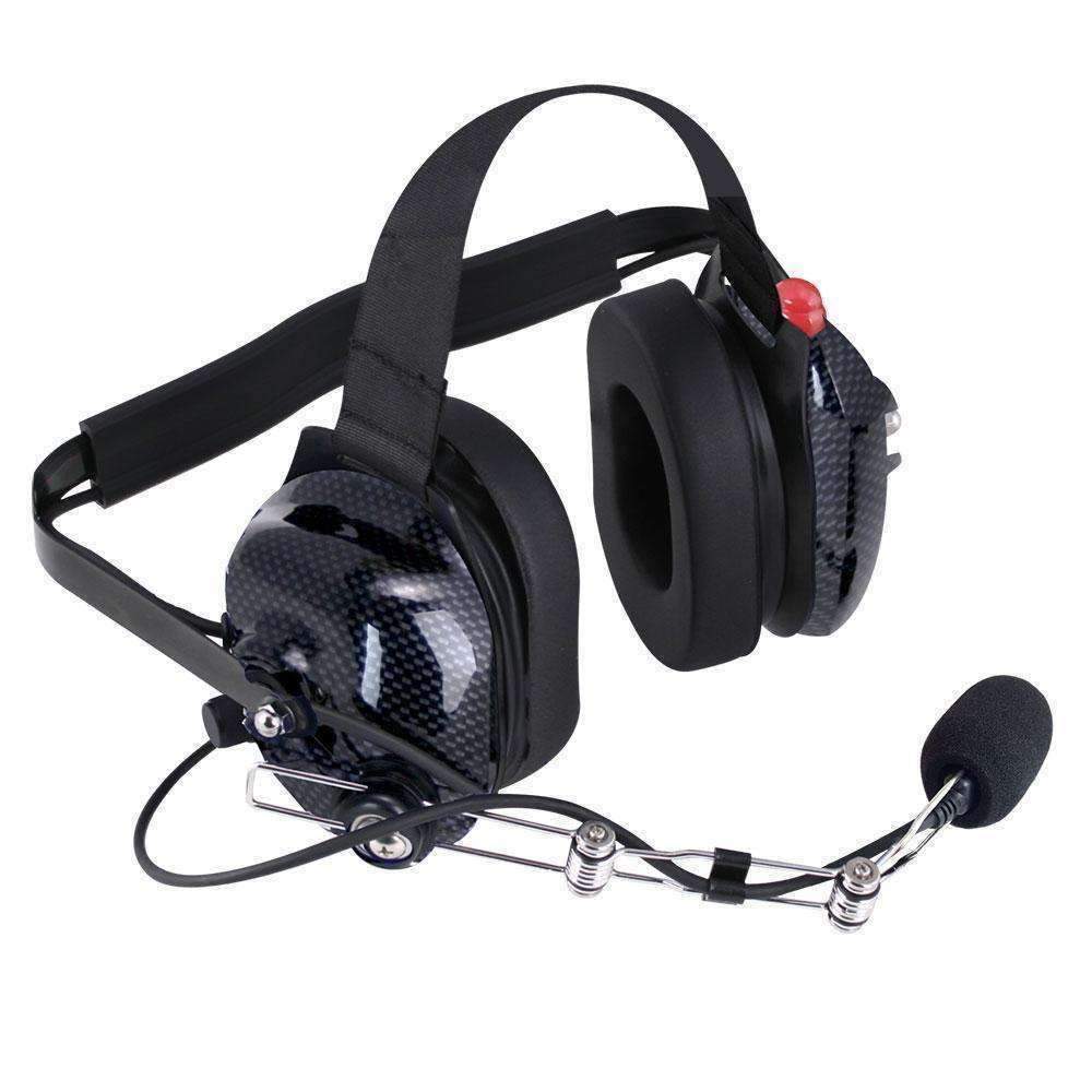 H42 Behind the Head (BTH) Headset for 2-Way Radios - Carbon Fiber Color - CLEARANCE