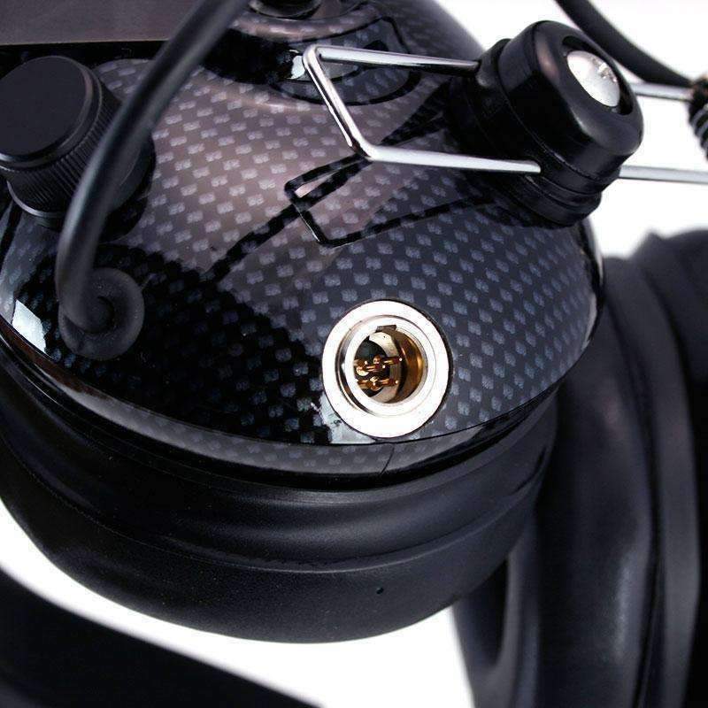 H42 Behind the Head (BTH) Headset for 2-Way Radios - Carbon Fiber Color - CLEARANCE