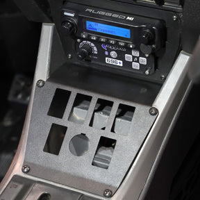 Lower Accessory Panel for Polaris RZR PRO XP, RZR Turbo R, and RZR PRO R Dash Mount Radio and Intercom