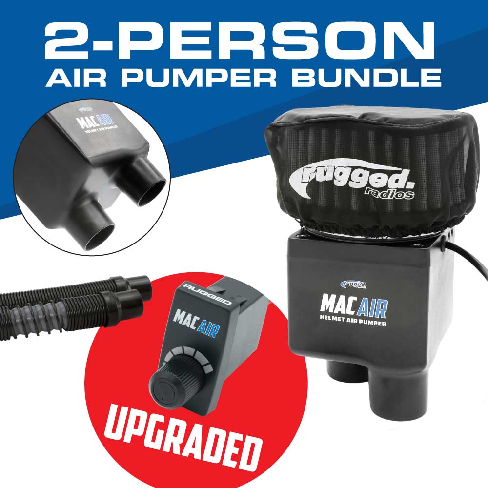 MAC Air 2-Person Helmet Air Pumper - CLEARANCE