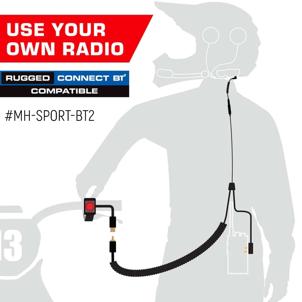 CONNECT BT2 Bluetooth Moto Kit with GMRS Radio