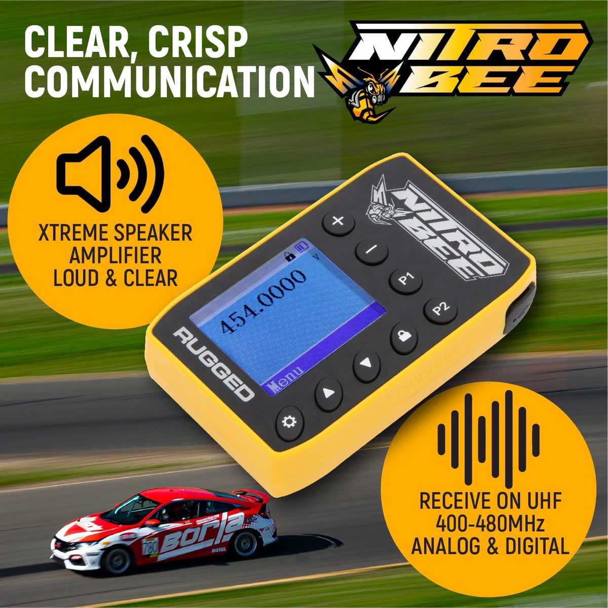 UHF Race Receiver - Model Nitro Bee X - CLEARANCE