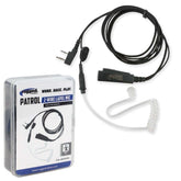 Lapel Mic - 2 Wire with Acoustic Tube for Handheld Radios