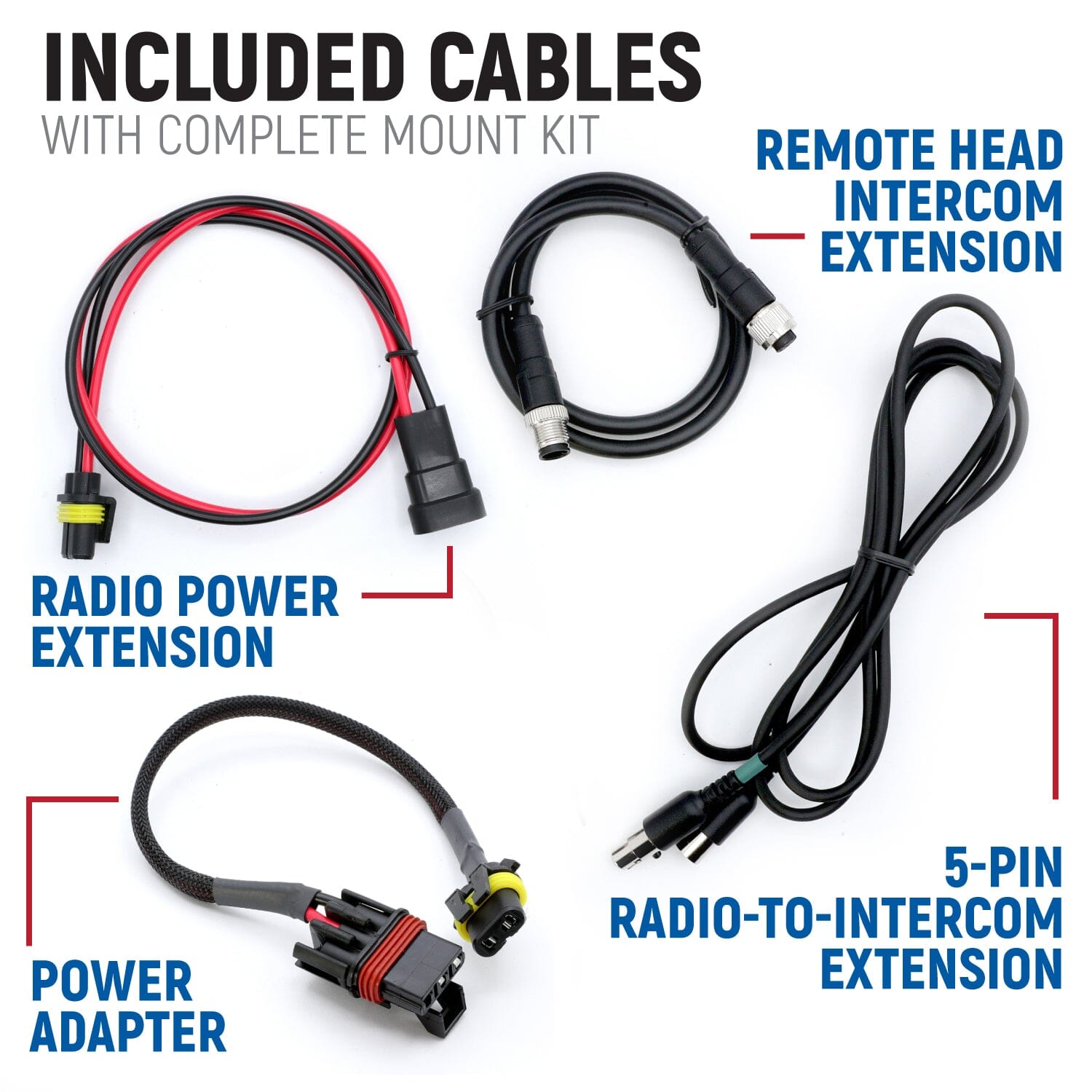 Polaris Xpedition Complete Communication Kit with Bluetooth Intercom and 2-Way Radio