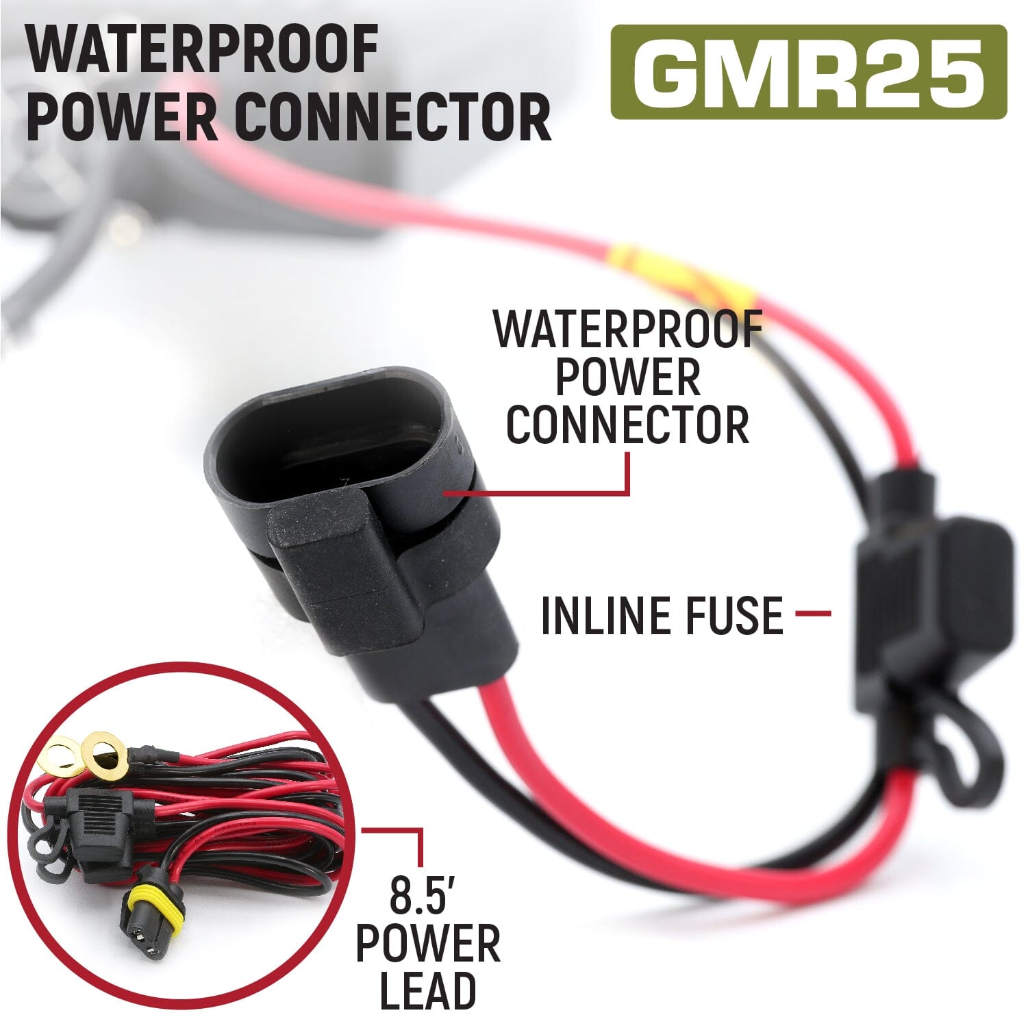 Radio Kit - GMR25 Waterproof GMRS Band Mobile Radio with Antenna