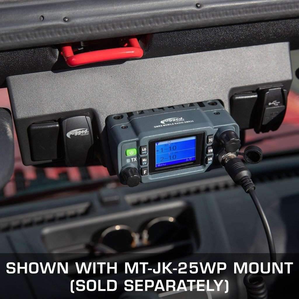 Radio Kit Lite - GMR25 Waterproof GMRS Mobile Radio with Stealth Antenna