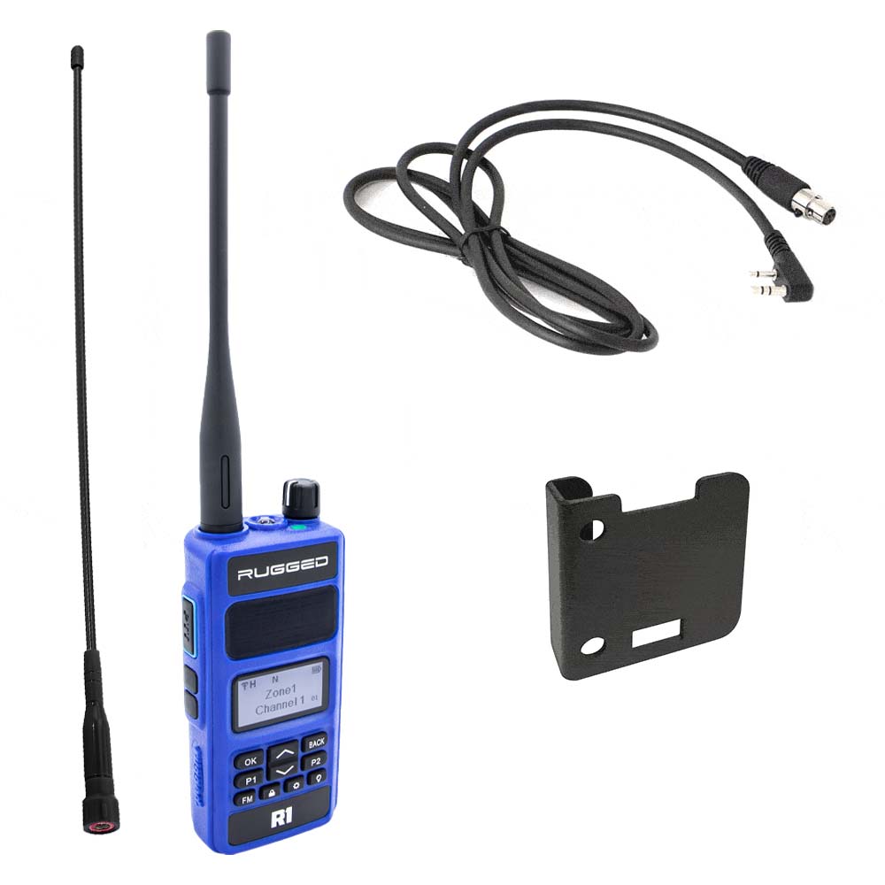 RADIO KIT - Rugged R1 - Business Band Two Way Handheld Radio to Intercom