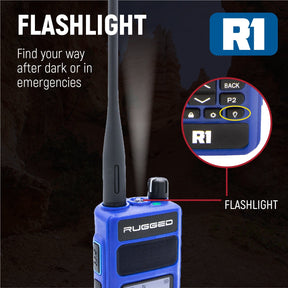 R1 READY PACK - Rugged R1 - Business Band Two Way Handheld Radios - Digital and Analog