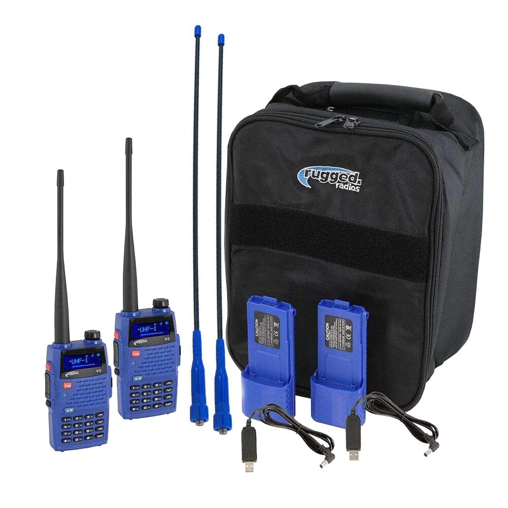 V3 READY PACK - Rugged V3 - Business Band Two Way Handheld Radios - Analog Only