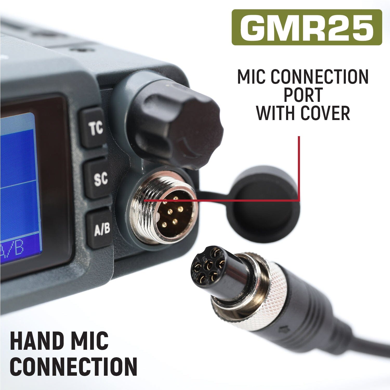 Rugged GMR25 Waterproof GMRS Mobile Radio