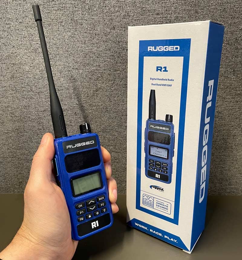 Dual Band Two Way Handheld Radio - Digital and Analog - Model R1 - CLEARANCE