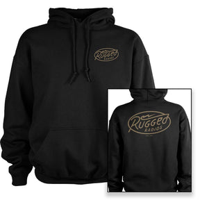 Rugged Radios BOLT Pullover Hoodie - Black