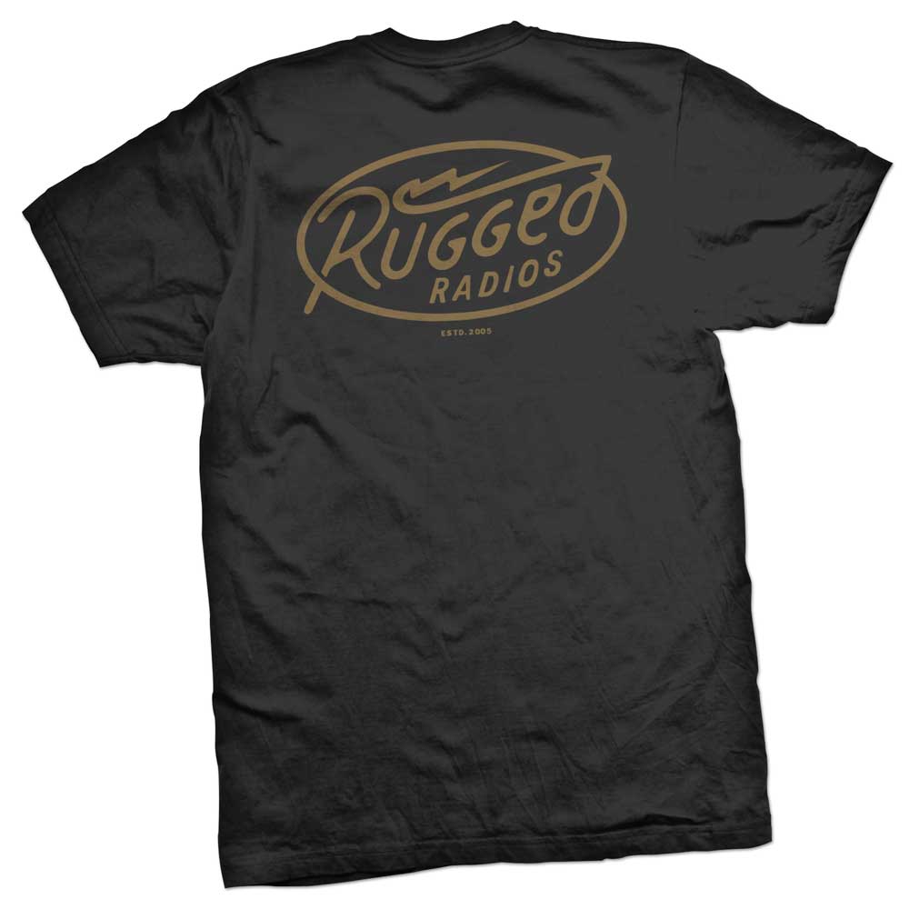 Rugged Radios BOLT T-Shirt - Black