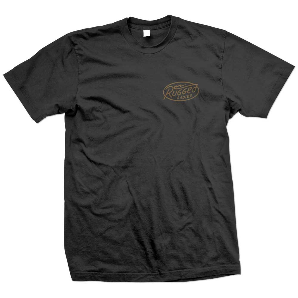 Rugged Radios 'Bolt' Men's T-Shirt - Black