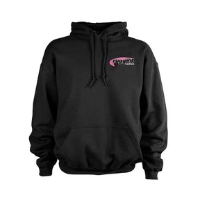 Rugged Radios PINK Pullover Hoodie - Black