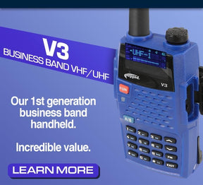 Dual Band Two Way Handheld Radio - Model V3 - CLEARANCE