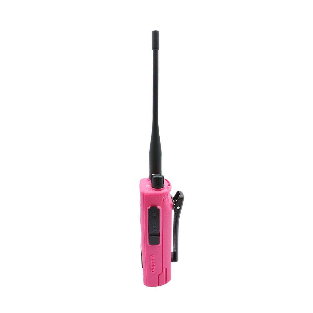 PINK - Rugged R1 - Business Band Two Way Handheld Radio - Digital and Analog