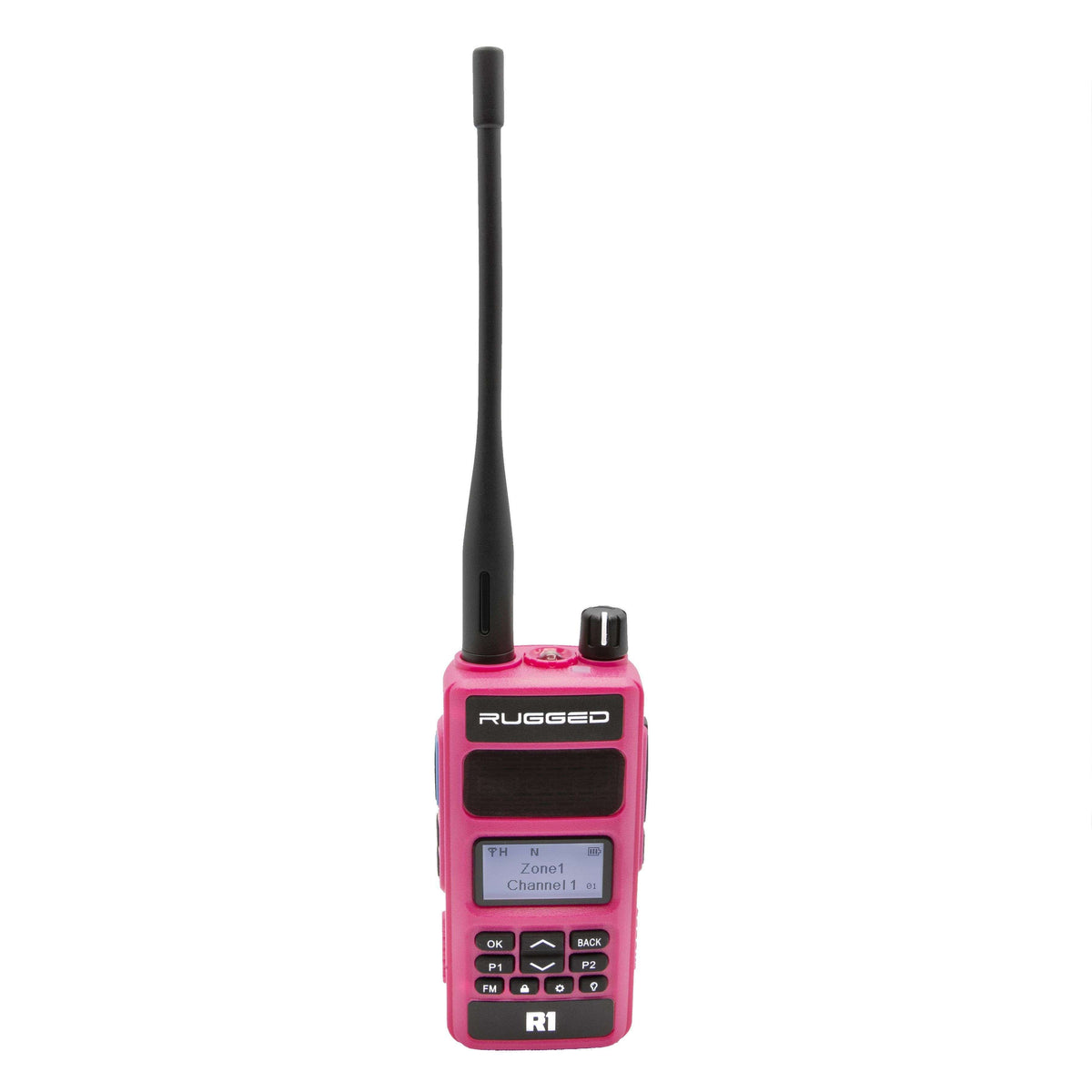 PINK - Rugged R1 - Business Band Two Way Handheld Radio - Digital and Analog